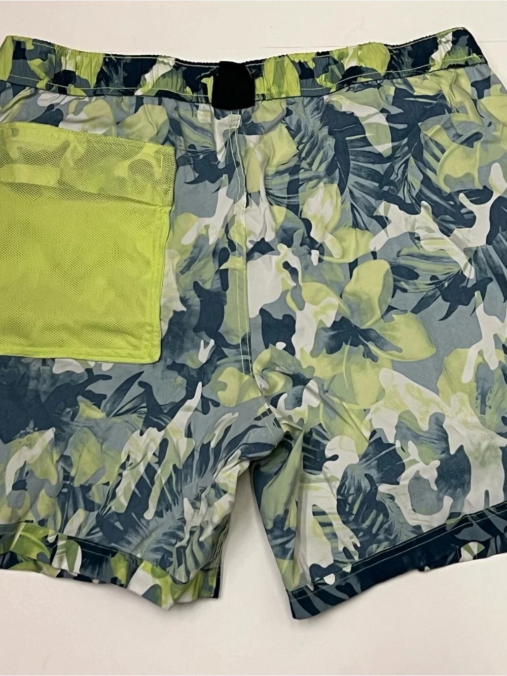 The North Face Tropical Camo Swim Shorts Navy & Sharp Green